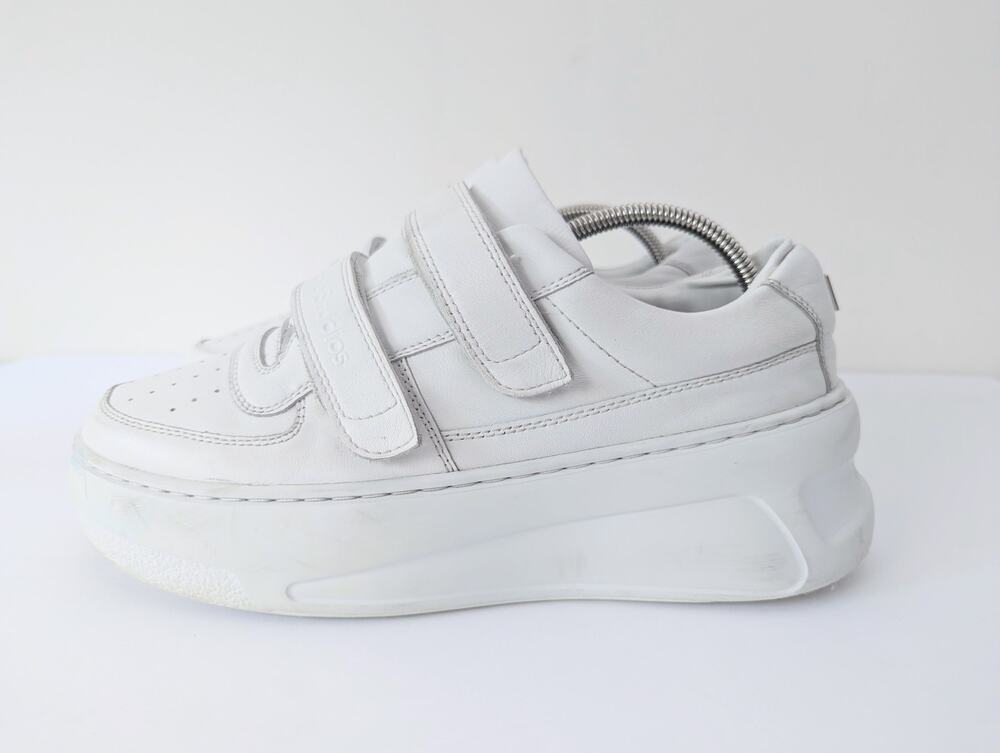 ACNE STUDIOS Steffey U Friend Raise Sneakers Size 39 Velcro Strap Platform